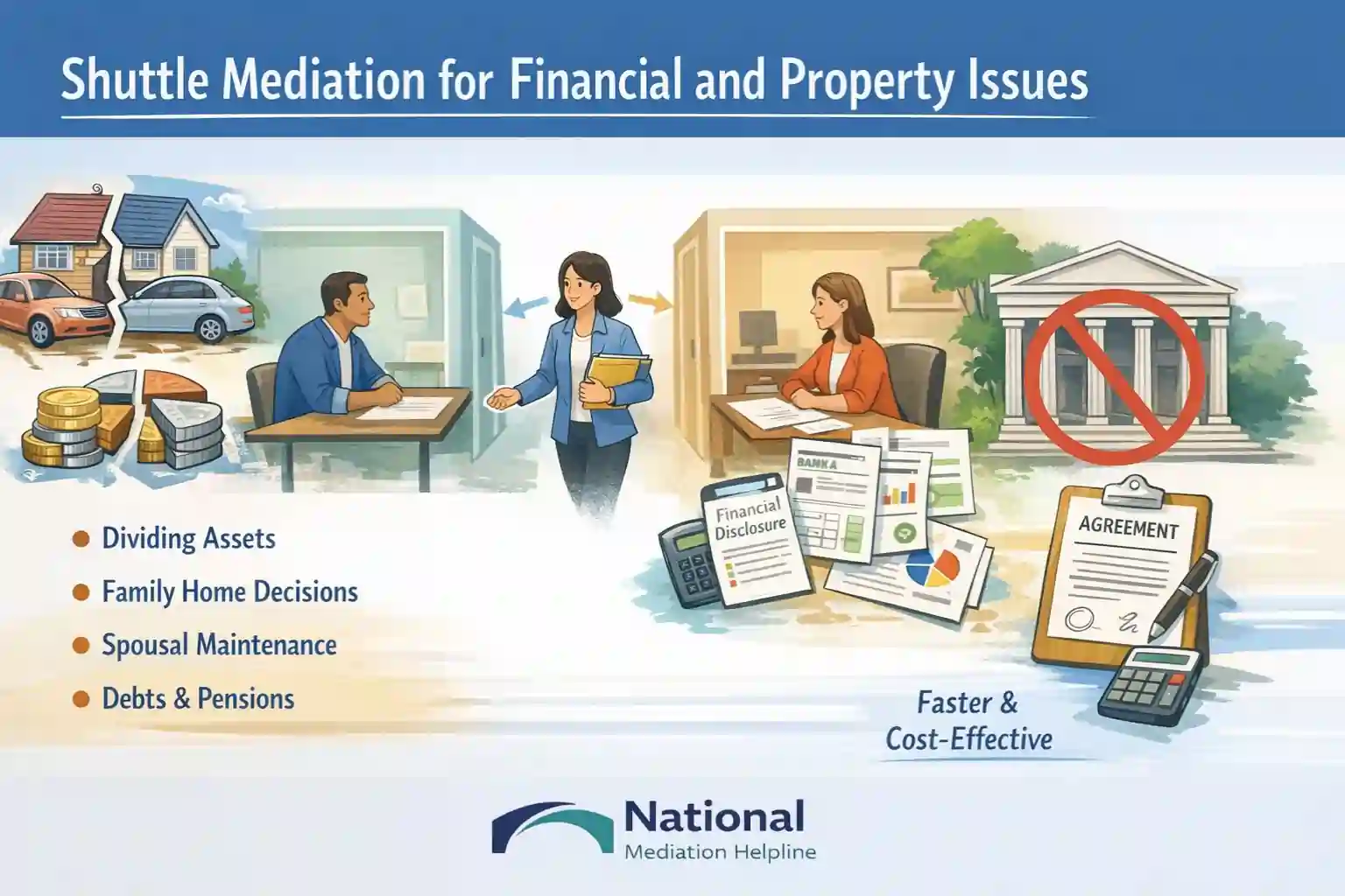 Shuttle Mediation for Financial and Property Issues Milton Keynes