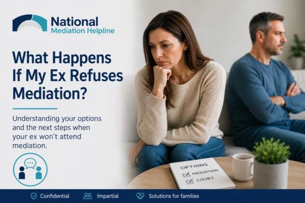what if my ex refuses mediation Milton Keynes?
